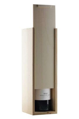 Holzkiste für 1 Flasche 75cl (nicht für Riesling-Flaschen geeignet)