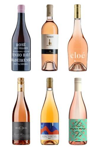 6 Rosé aus 6 verschiedenen Ländern