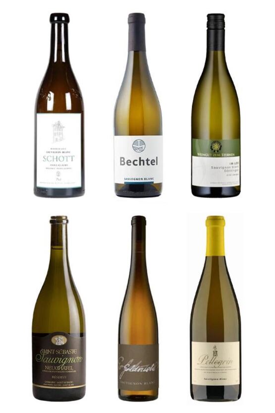 6 Sauvignon Blanc aus 6 verschiedenen Kantonen
